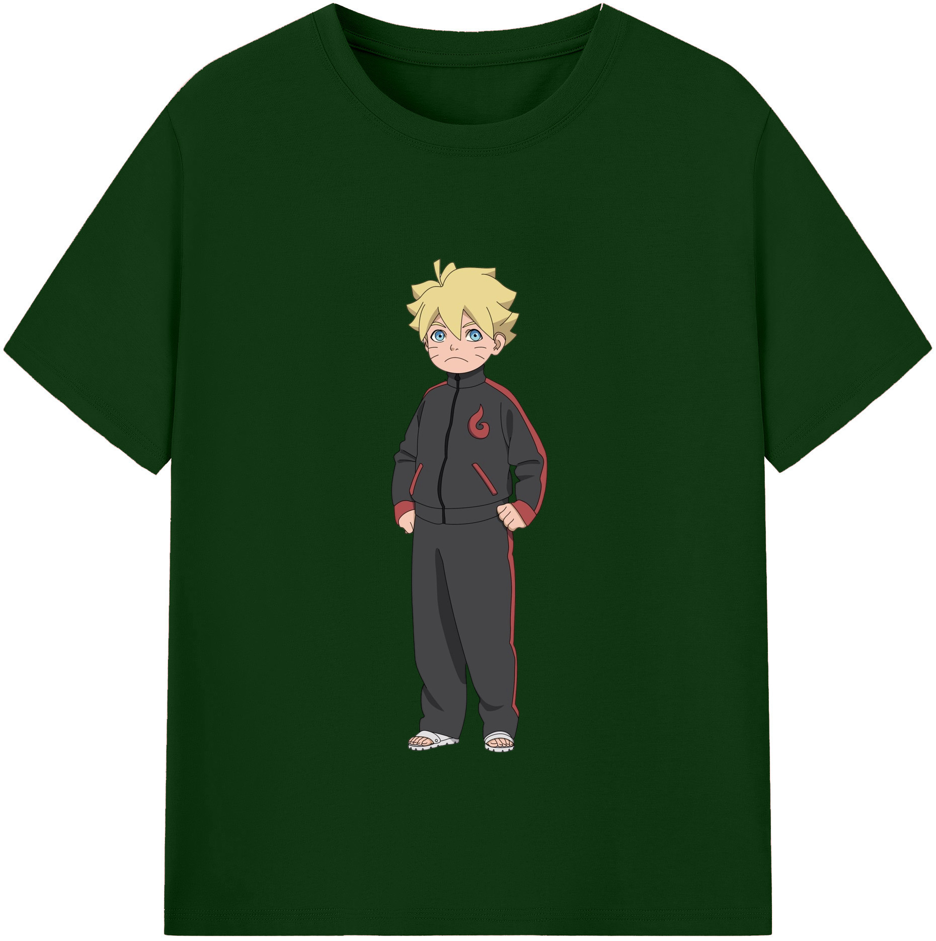 （画像用） NARUTO -ナルト- うずまき ボルト Uzumaki Boruto 綿100％半袖Tシャツ（フロントプリント）